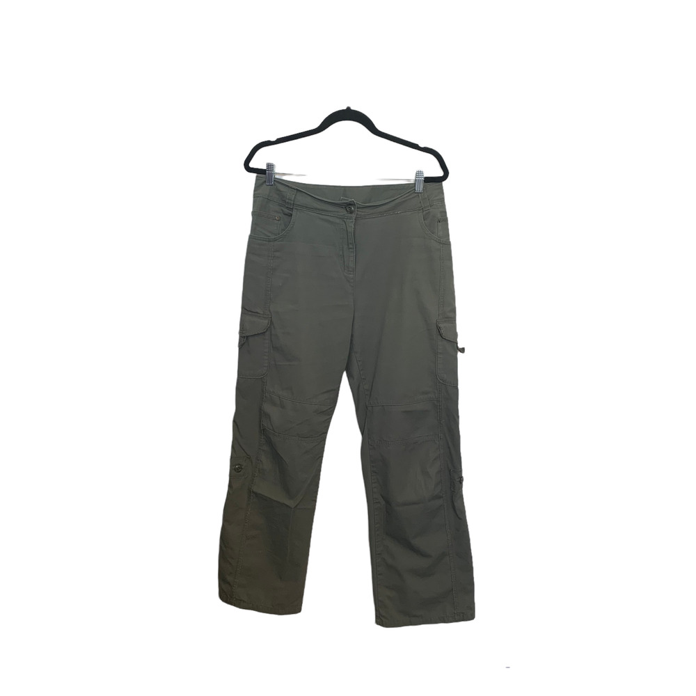 Woolrich Cargo Pants Size 8 100% Cotton Zip Button